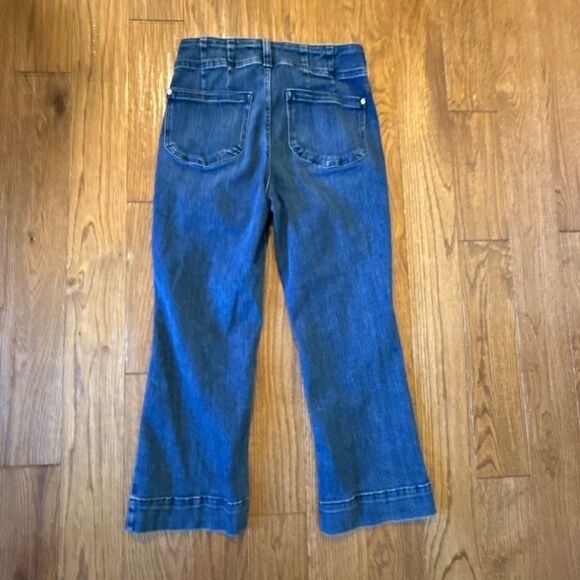 Anthropologie Pilcro 70’s the high rise slim crop seam front jeans 28 - Picture 11 of 15